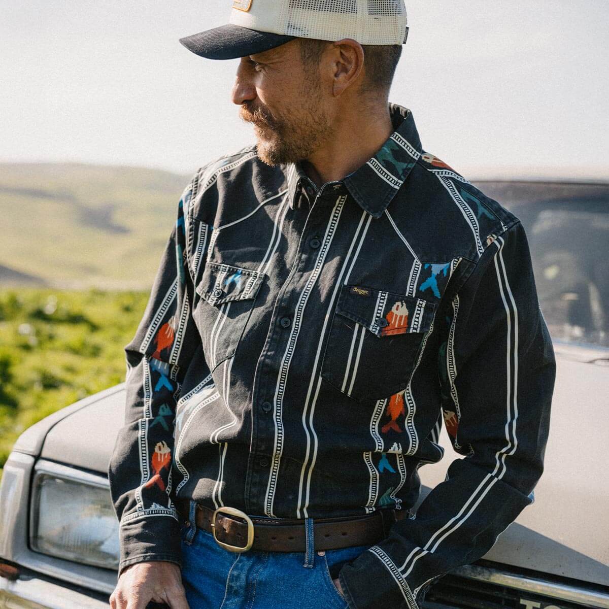 Amarillo L/S Shirt Upstream Black - Image 2