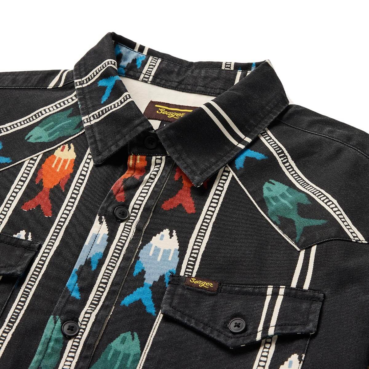Amarillo S/S Shirt Upstream Black - Image 3