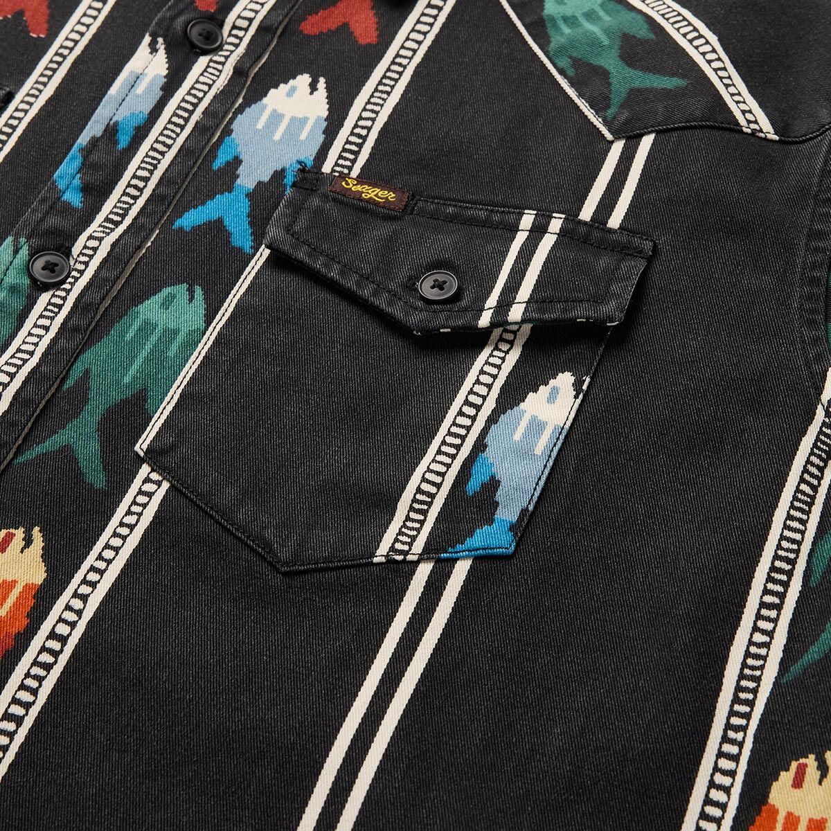 Amarillo S/S Shirt Upstream Black - Image 5