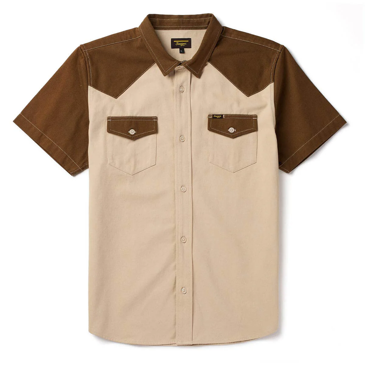 Amarillo S/S Shirt Vintage Tan