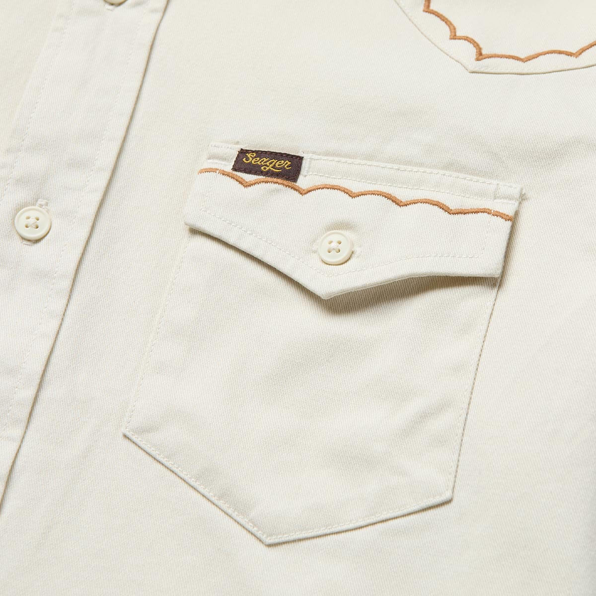 Amarillo S/S Shirt White Wash - Image 8