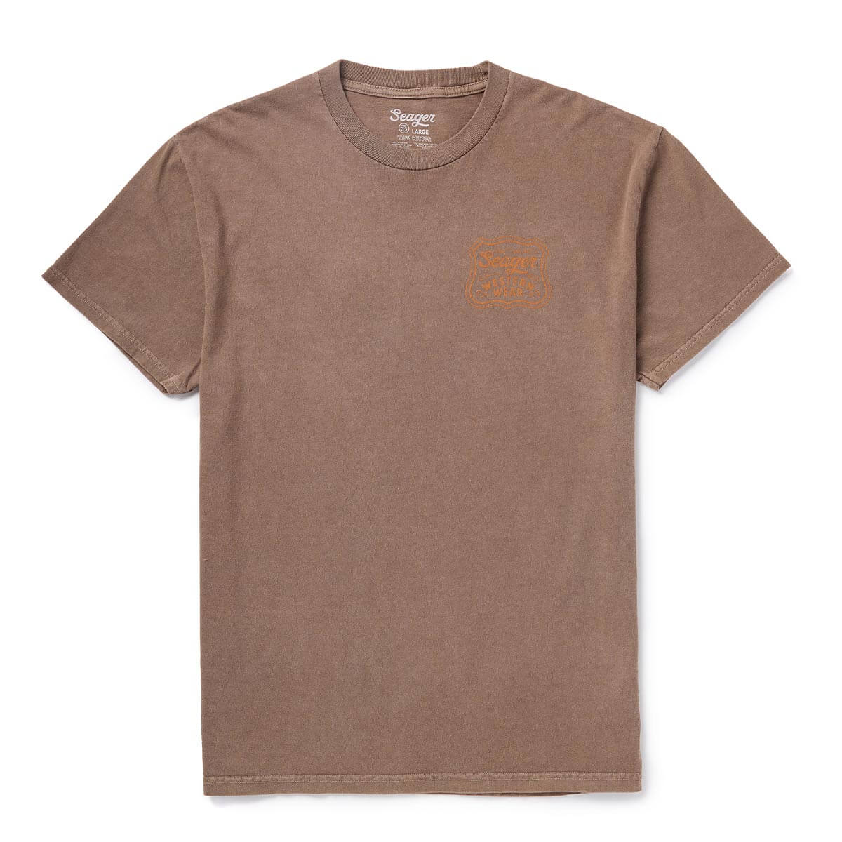 Badge Premium Tee Pigment Brown - Image 2