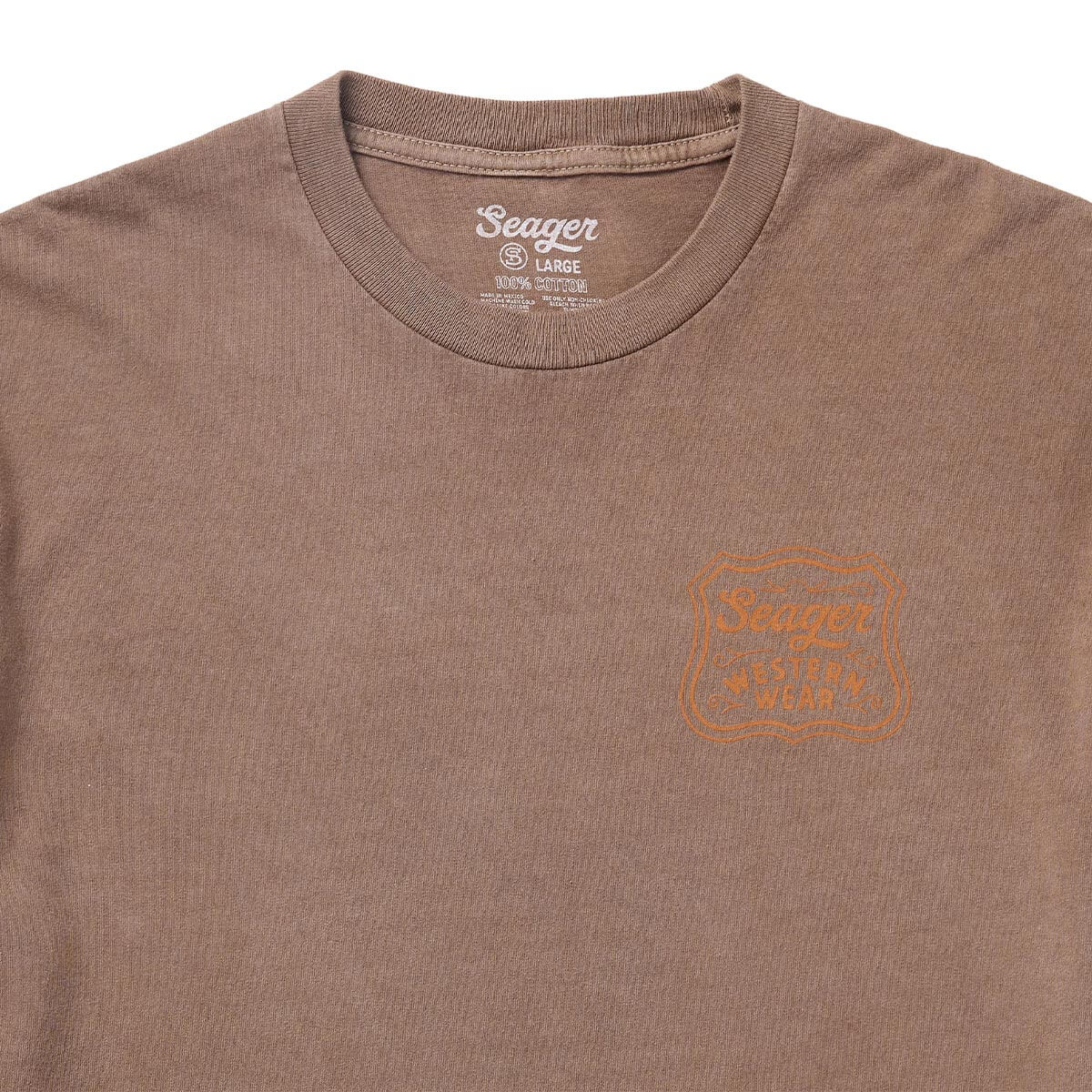 Badge Premium Tee Pigment Brown - Image 4