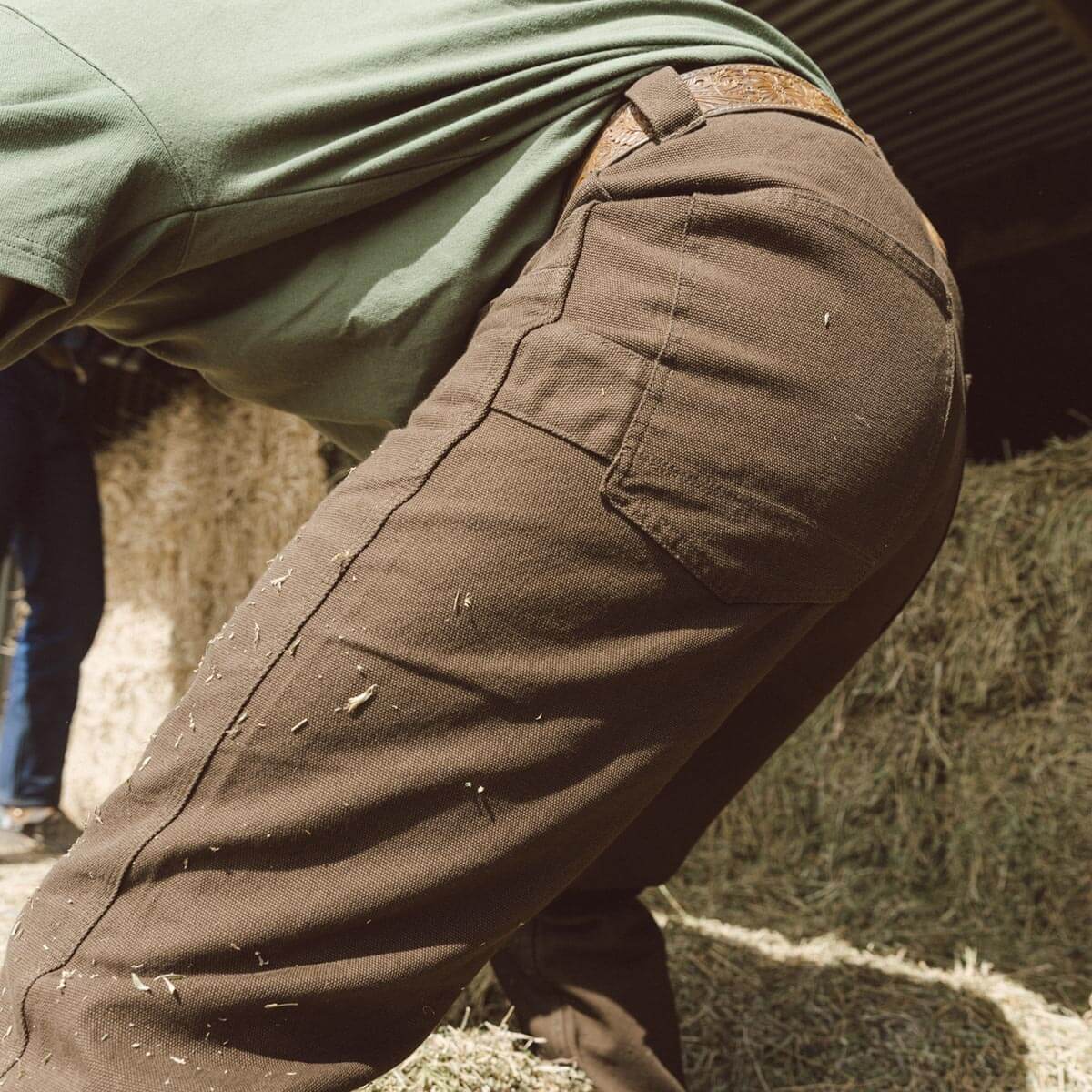Bison Canvas Pant Tobacco - Image 8
