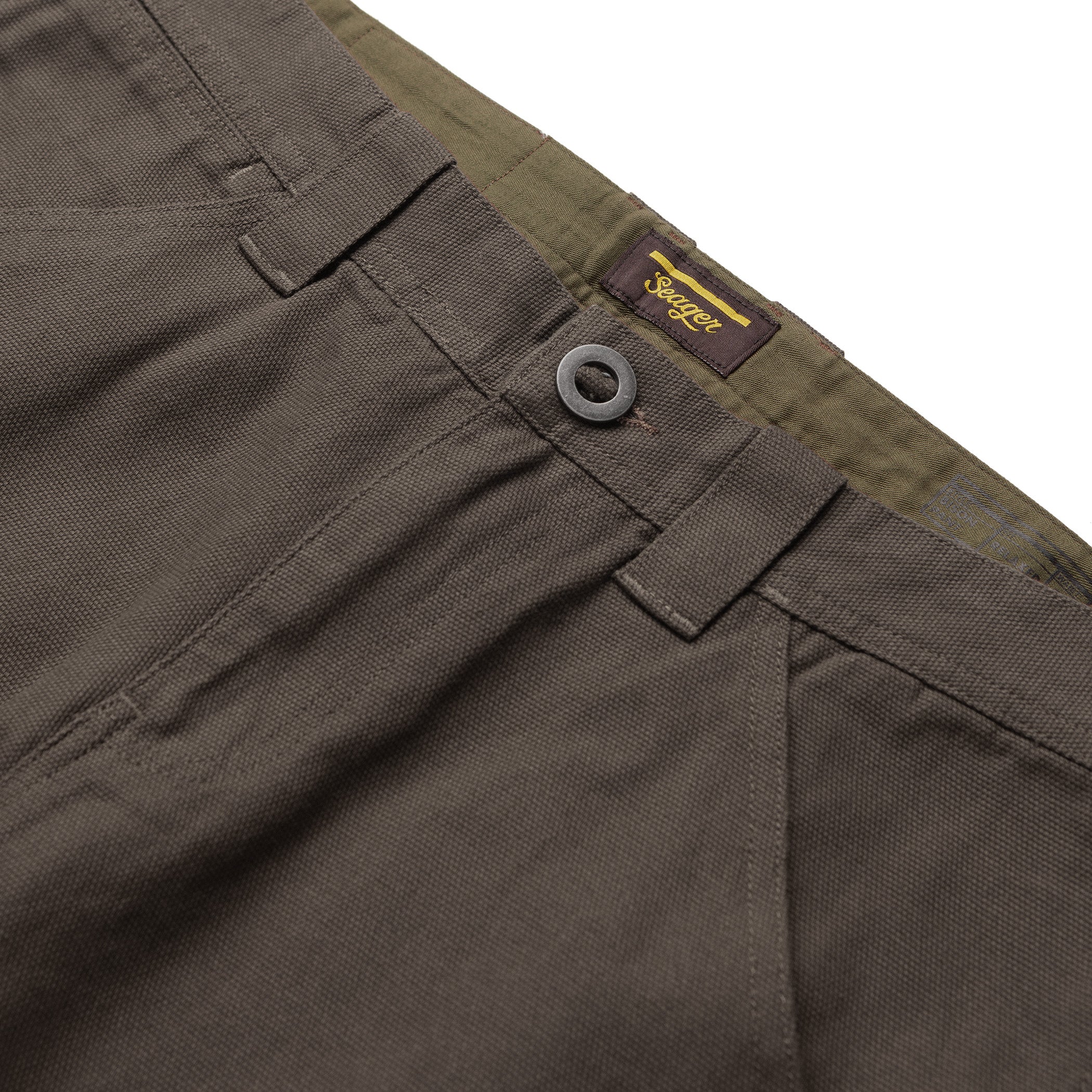 Bison Canvas Pant Darkwood - Image 7