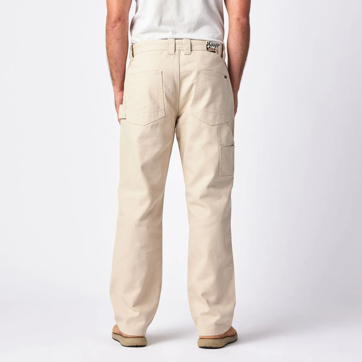 Bison Canvas Pant Stone - Image 3