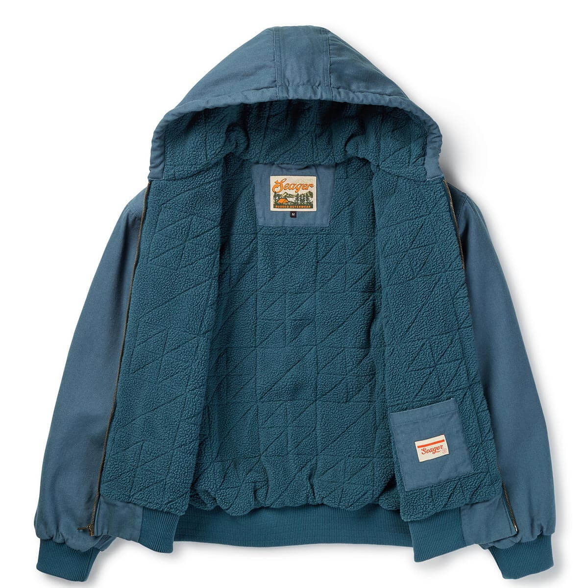 Bison Insulated Jacket Stormy Blue - Image 2