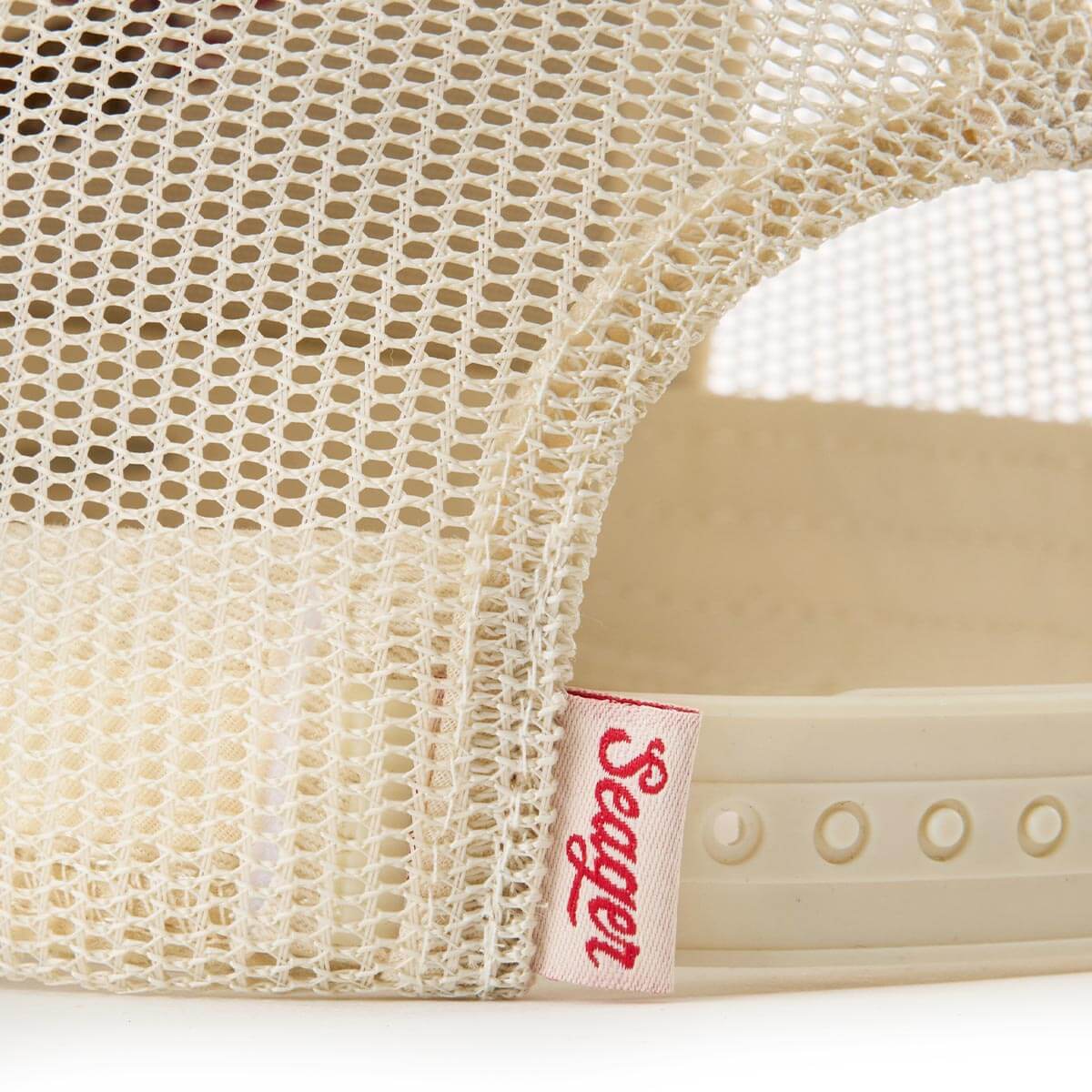 Bradley Trucker Snapback Cream - Image 5