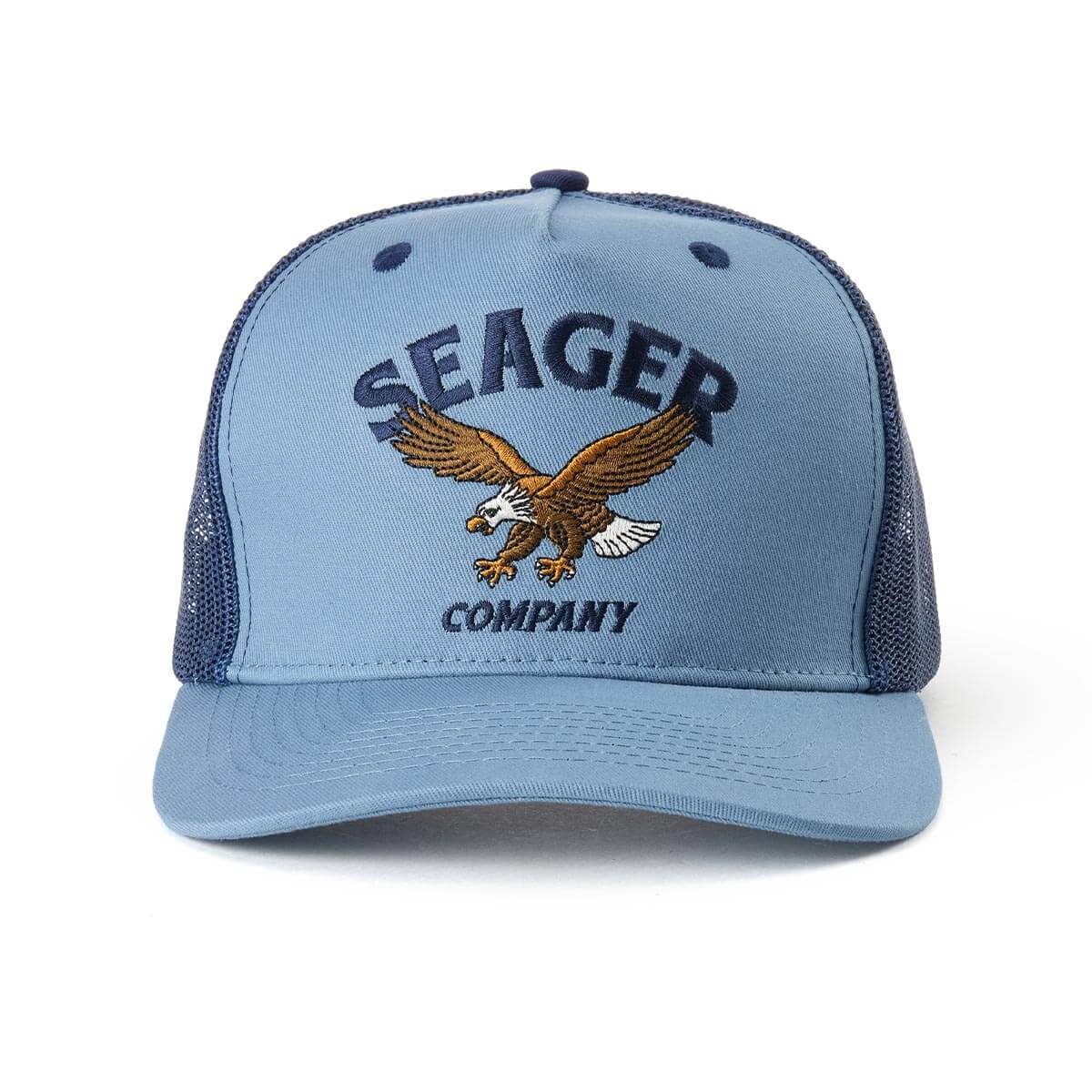 Bradley Trucker Snapback Faded Denim - Image 2