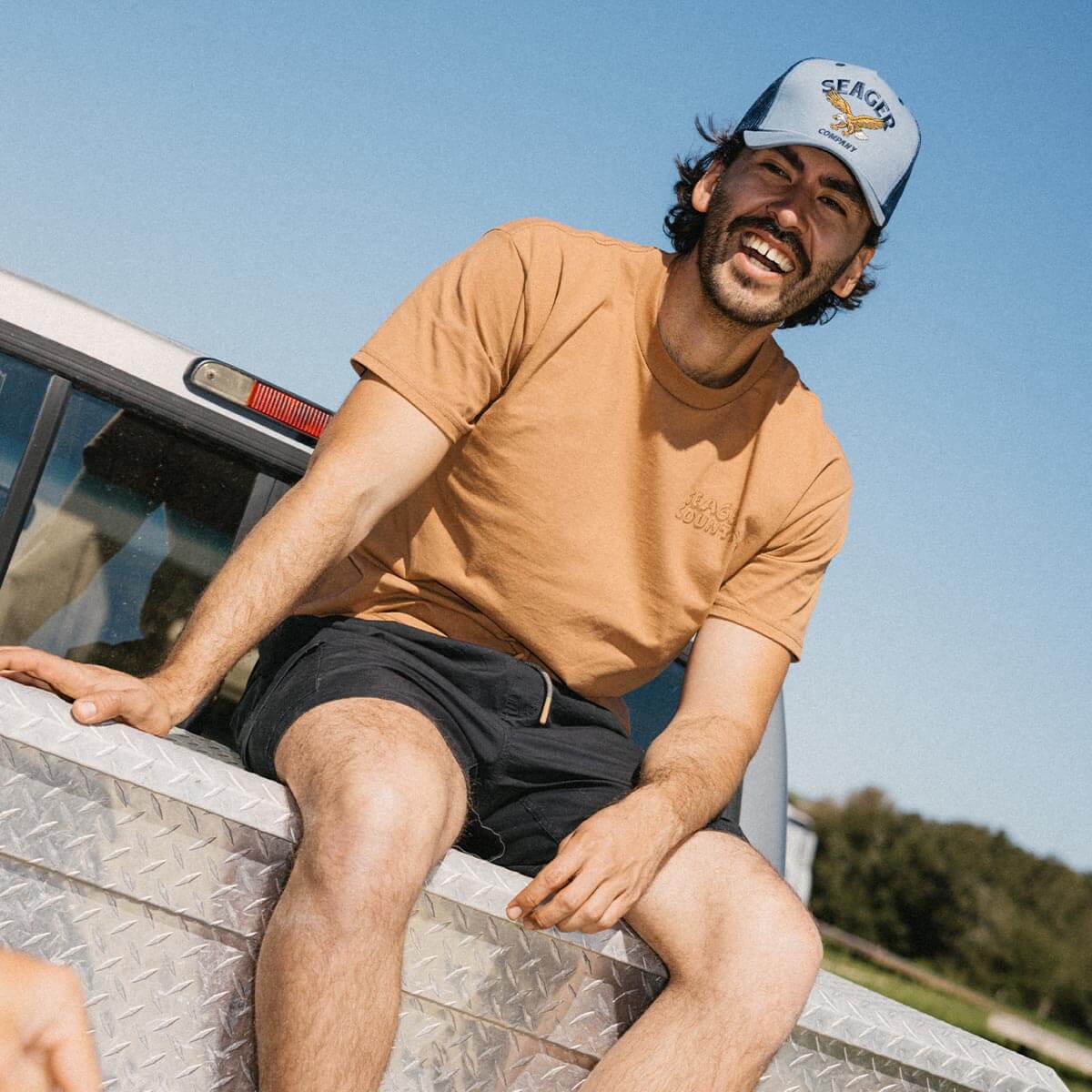 Bradley Trucker Snapback Faded Denim - Image 3
