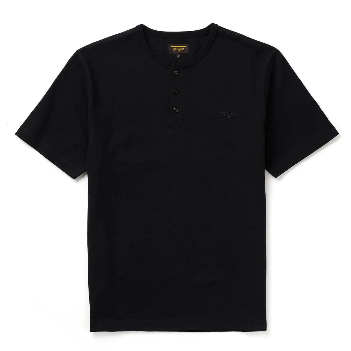 Brand Henley S/S Black