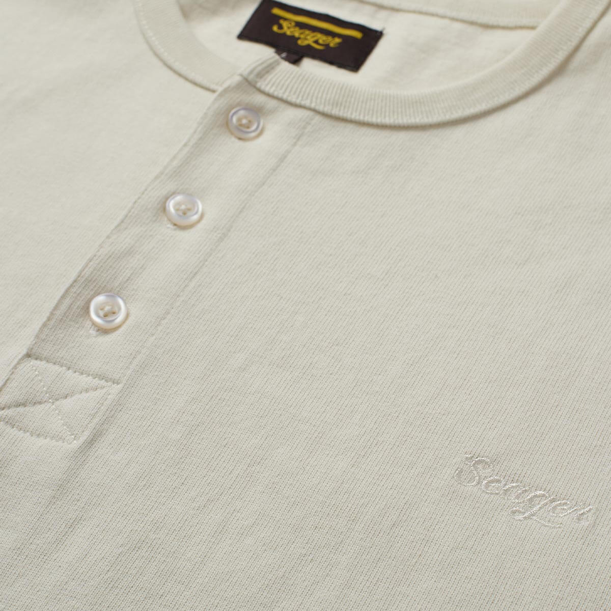 Brand Henley S/S White - Image 5