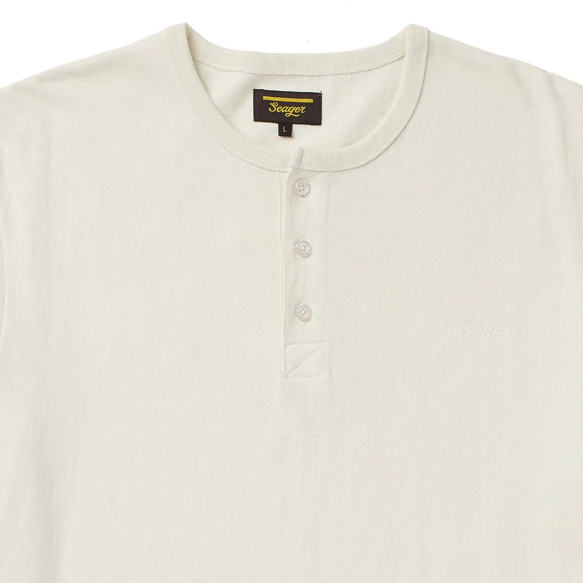 Brand Henley S/S White - Image 6