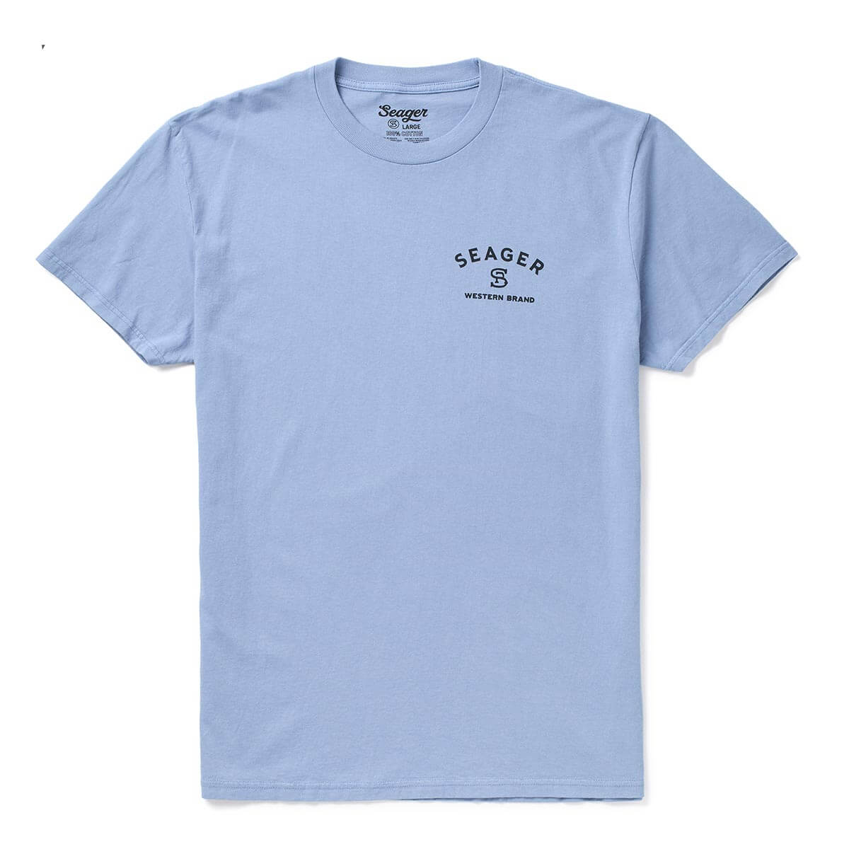Branded Tee Faded Denim - Image 2
