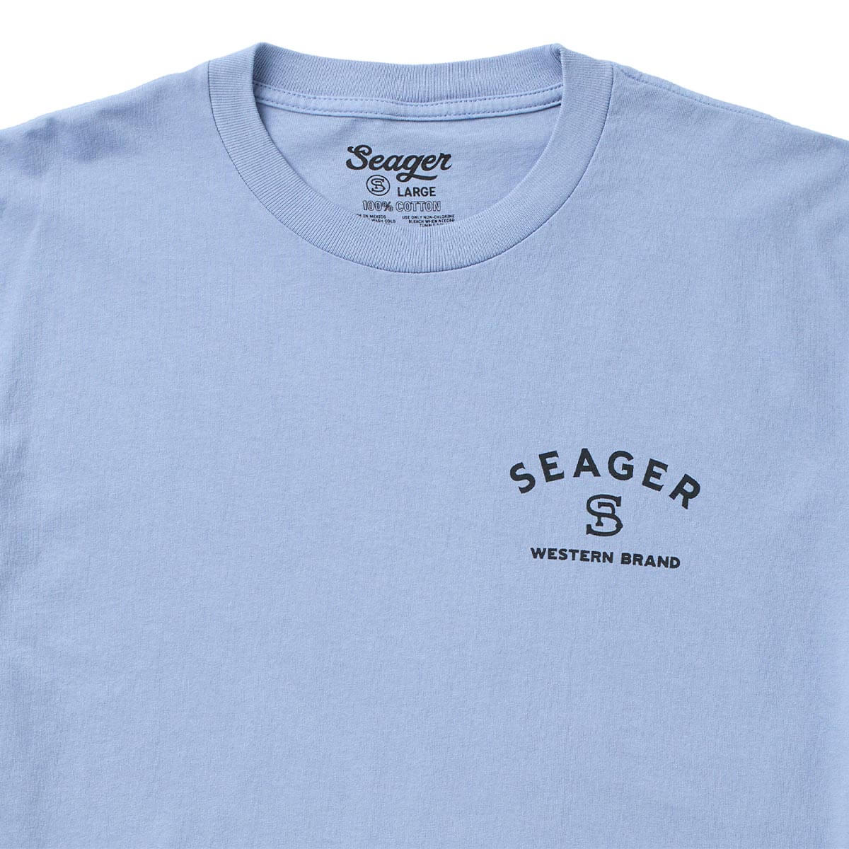 Branded Tee Faded Denim - Image 4