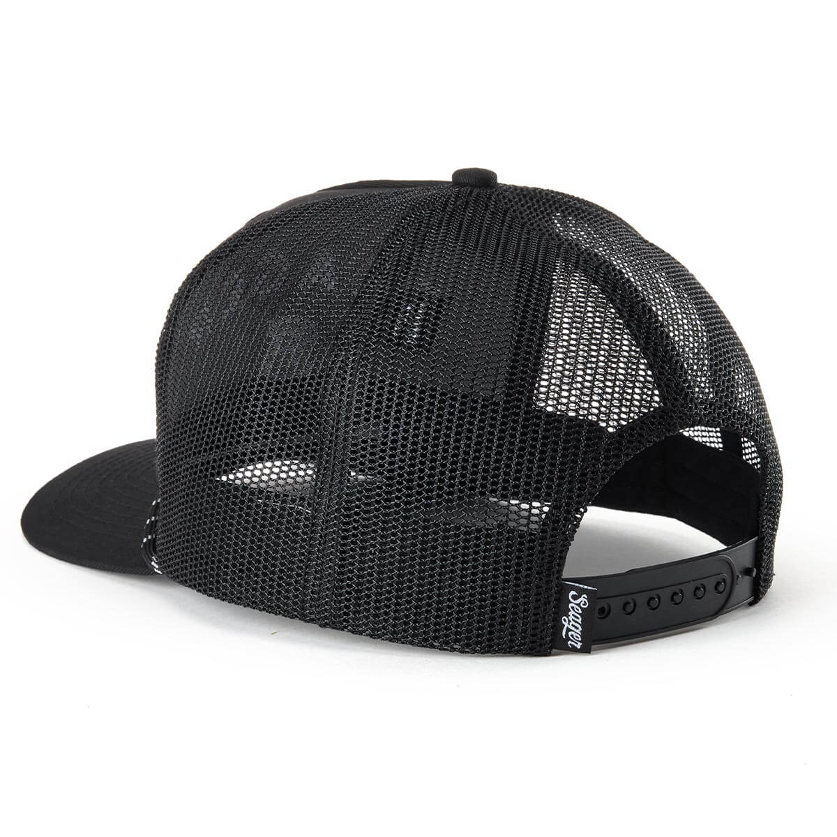 Branded Trucker Snapback Black - Image 4