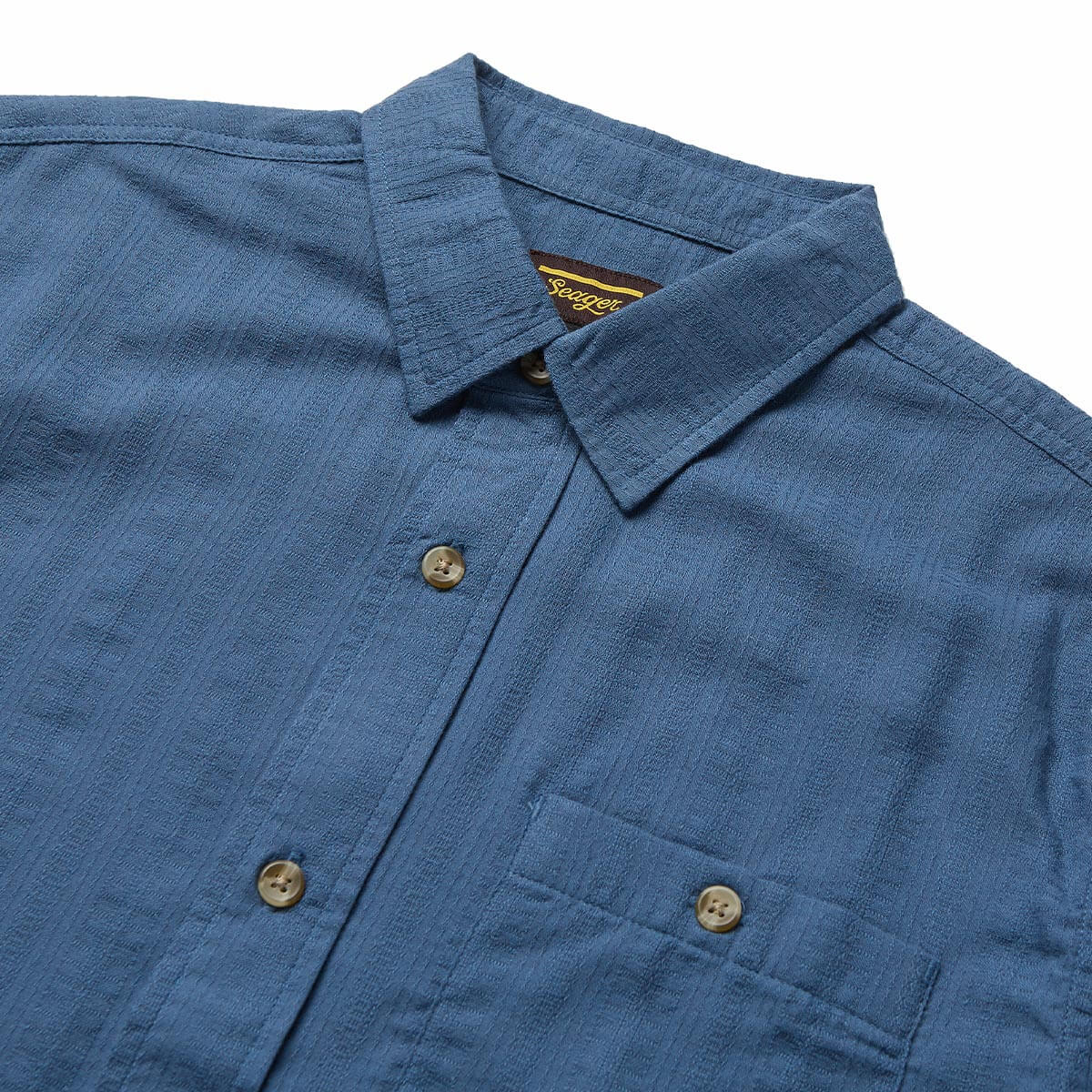 Caldera S/S Shirt Faded Denim - Image 4