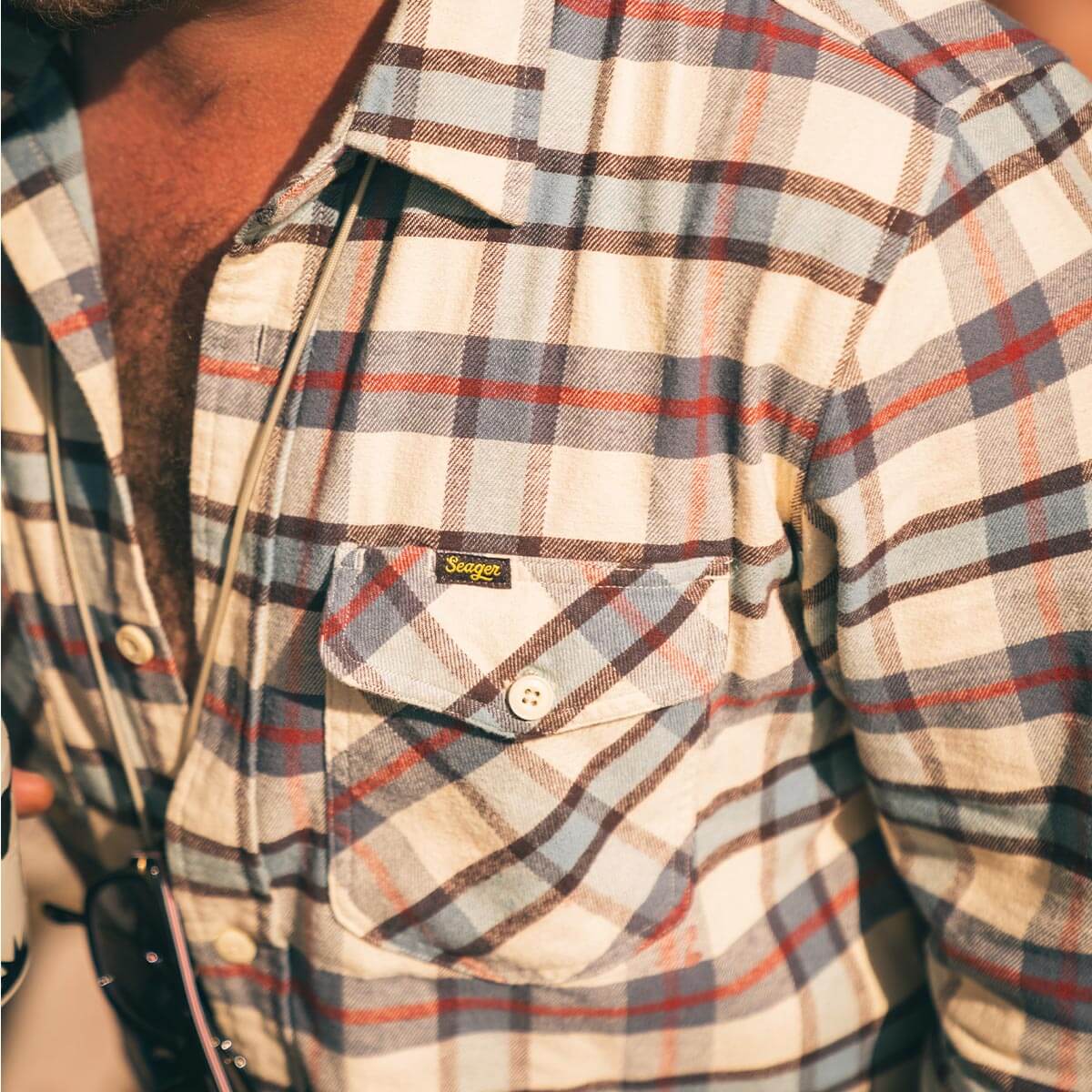 Calico Flannel Cream/Plaid - Image 8