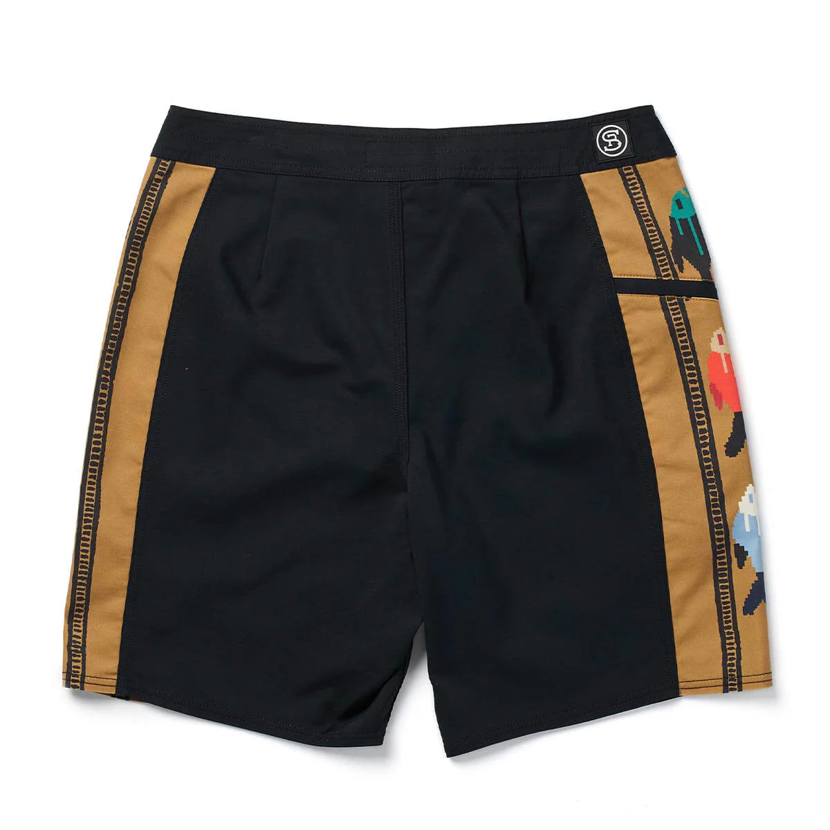 Capo Panel Boardshort Upstream Black - Image 3