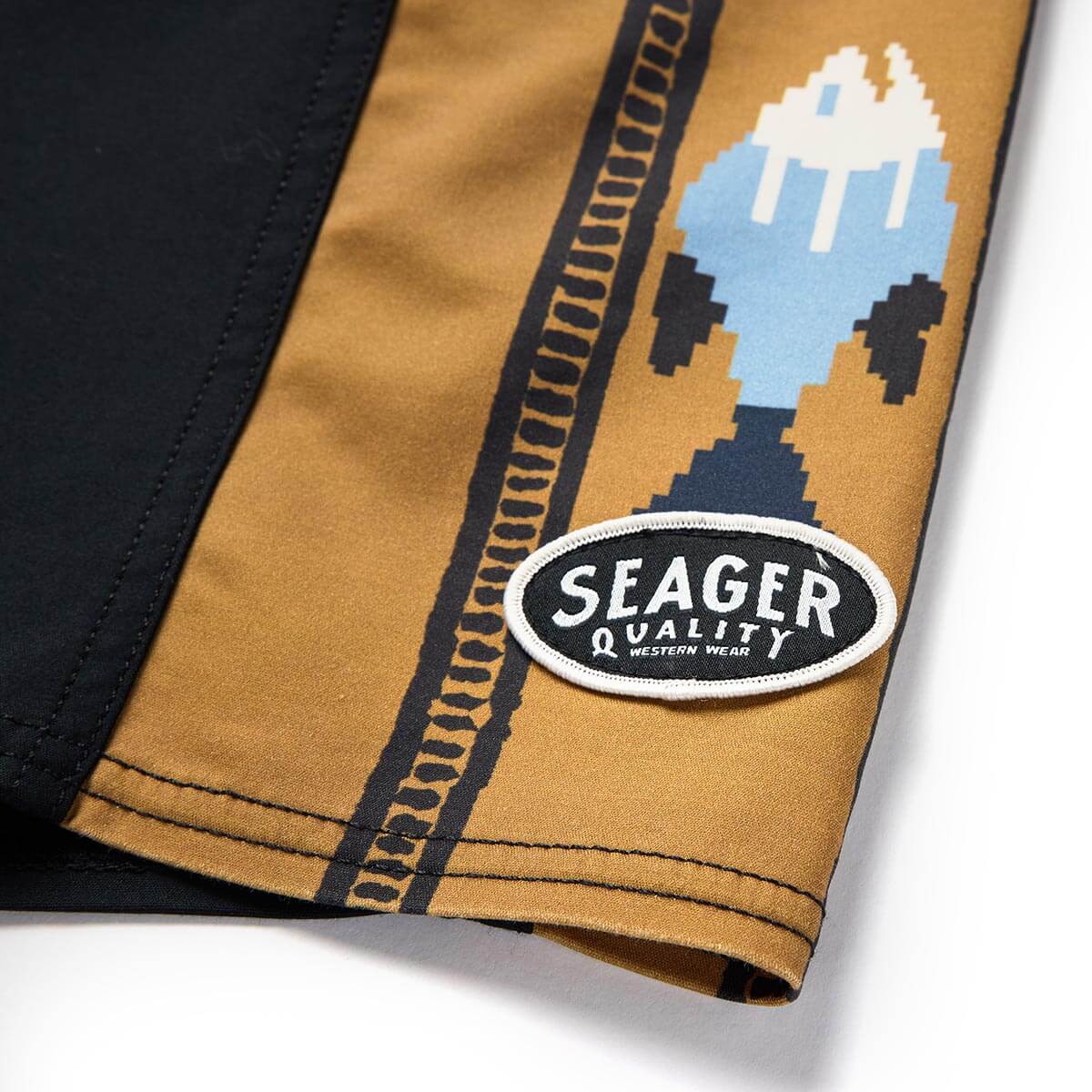 Capo Panel Boardshort Upstream Black - Image 5