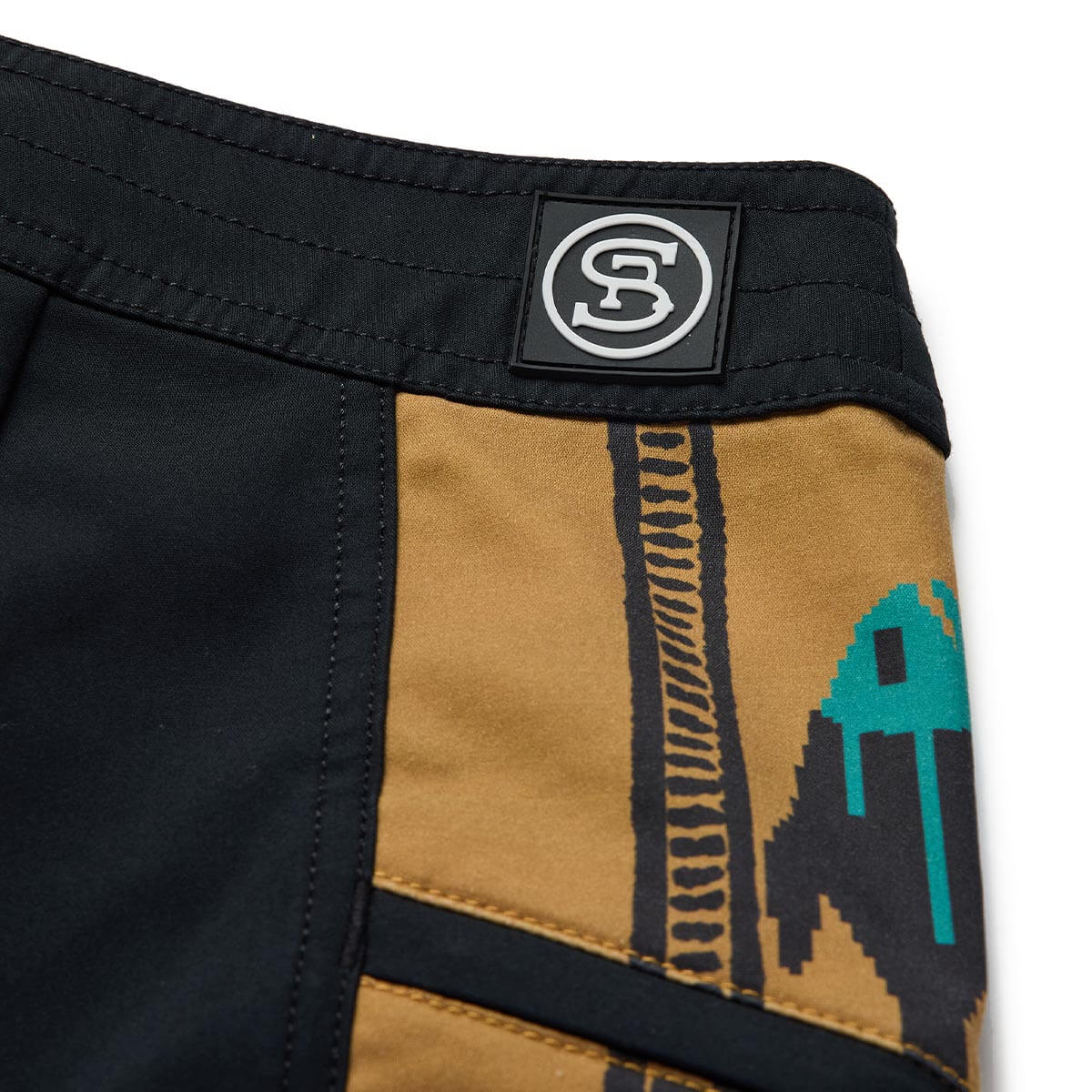 Capo Panel Boardshort Upstream Black - Image 7