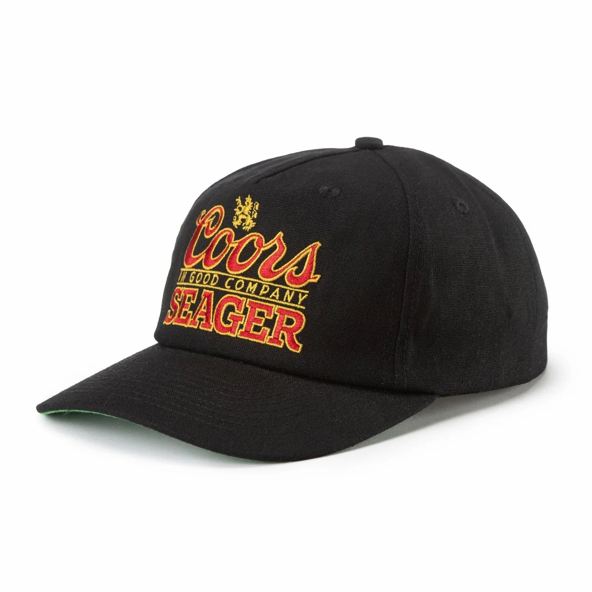 SEAGER X COORS BANQUET BRAND HEMP SNAPBACK BLACK