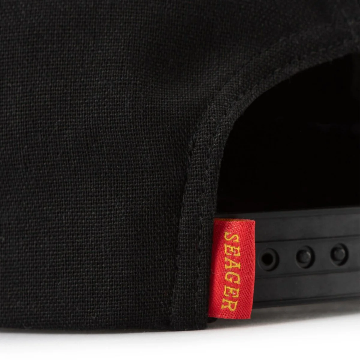 SEAGER X COORS BANQUET BRAND HEMP SNAPBACK BLACK - Image 4