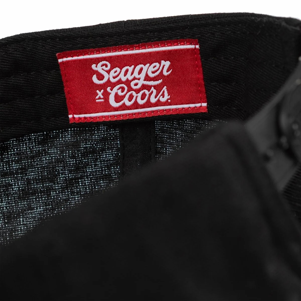 SEAGER X COORS BANQUET BRAND HEMP SNAPBACK BLACK - Image 5