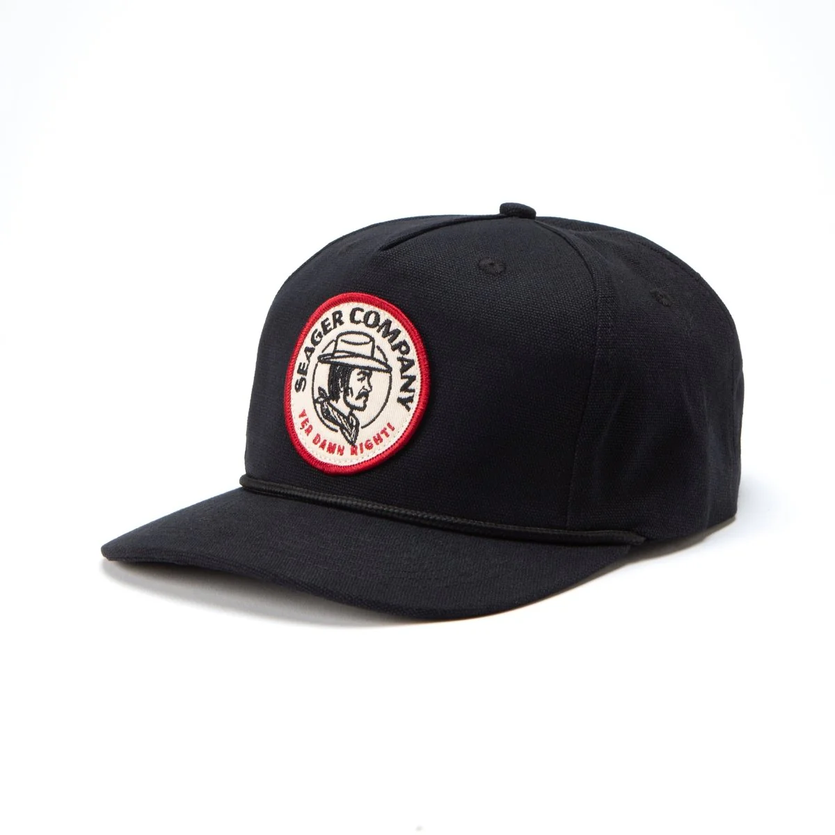 Damn Right Snapback Black