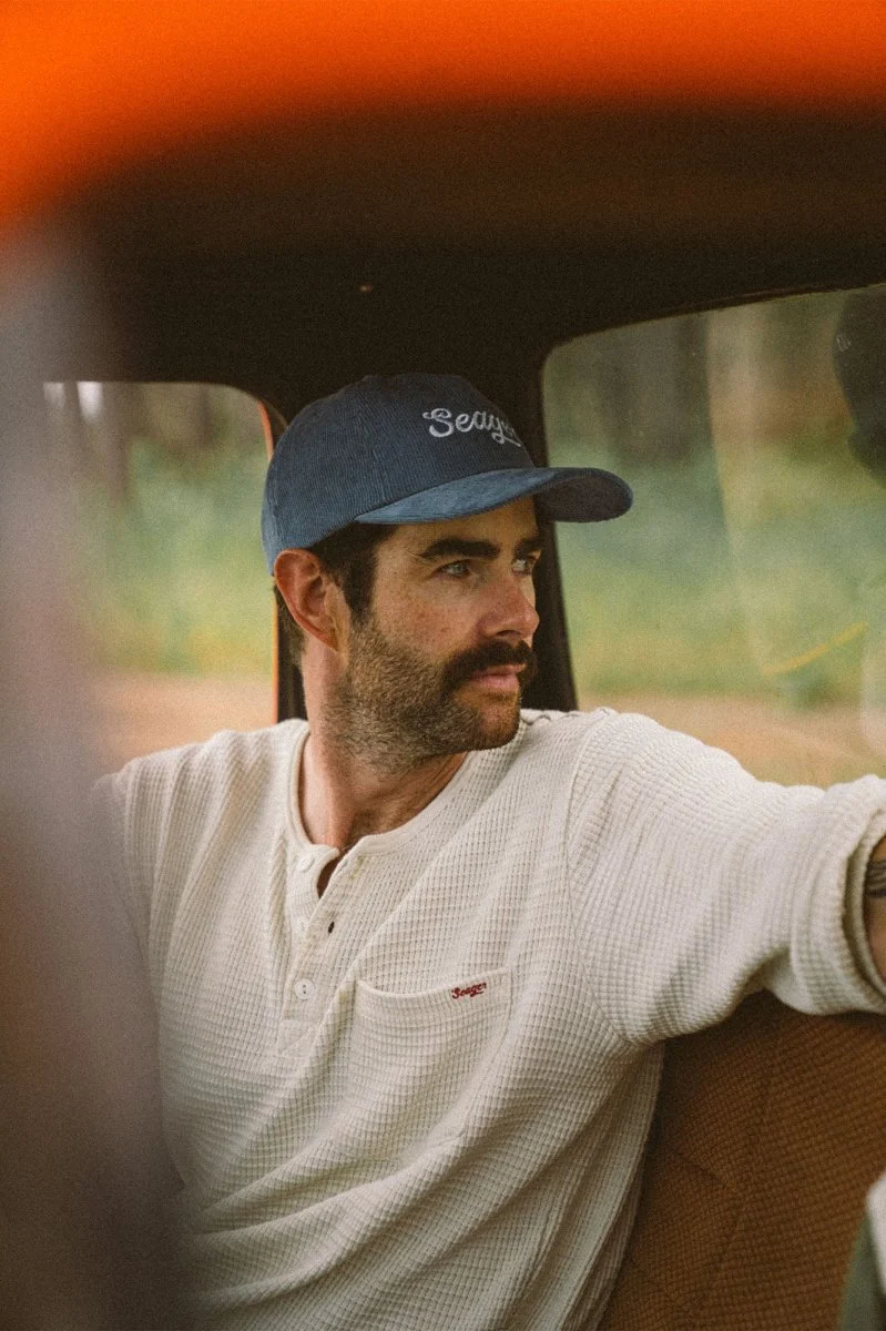Sawpit Henley LS Thermal Vintage White - Image 8