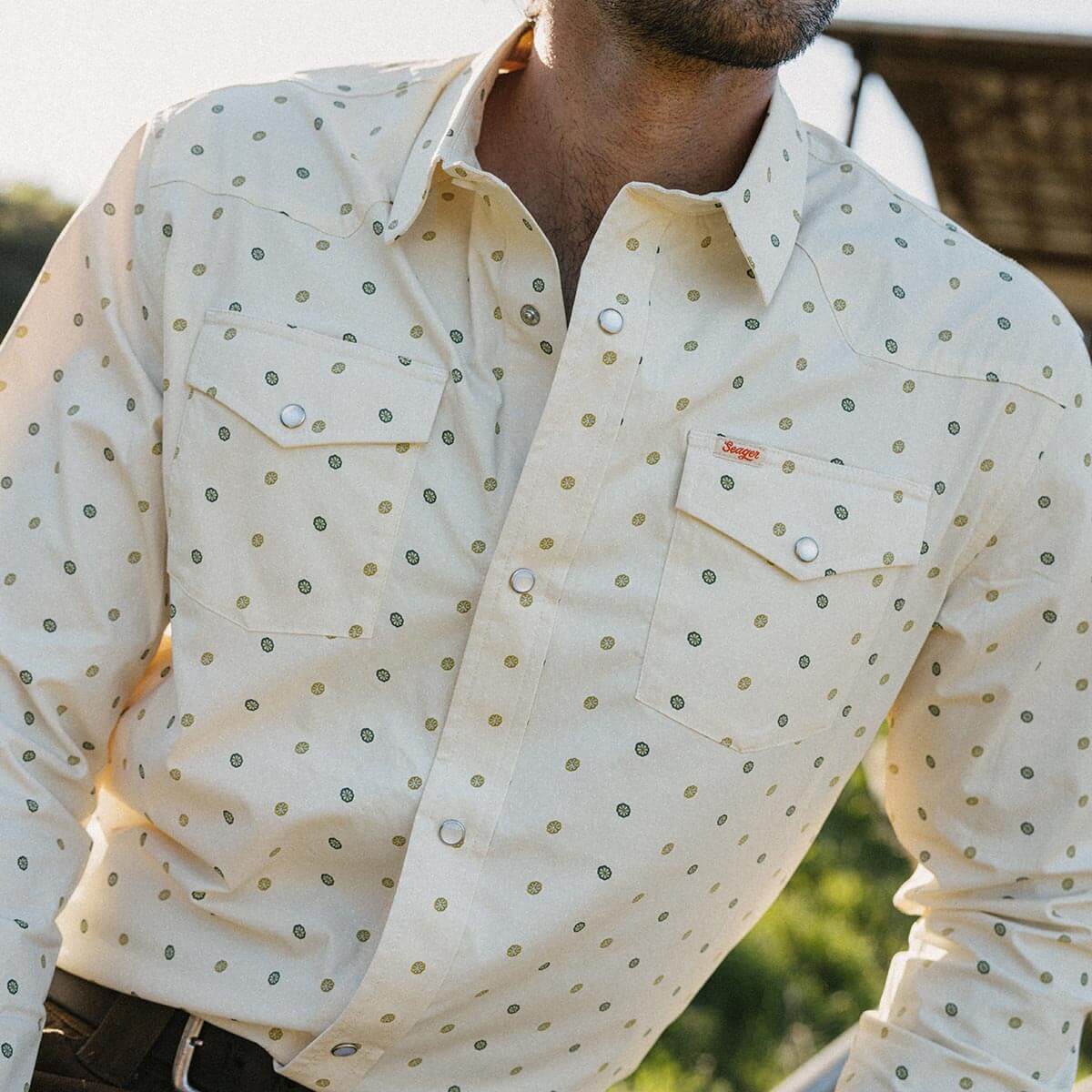 El Ranchero L/S UV Shirt Peyote Button - Image 10