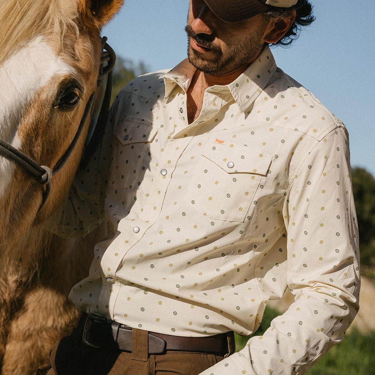 El Ranchero L/S UV Shirt Peyote Button - Image 2