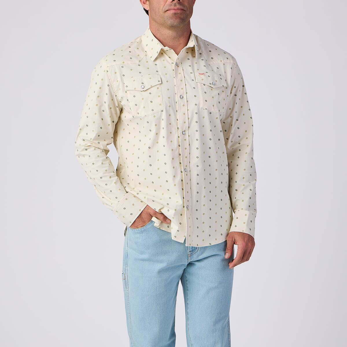 El Ranchero L/S UV Shirt Peyote Button - Image 3