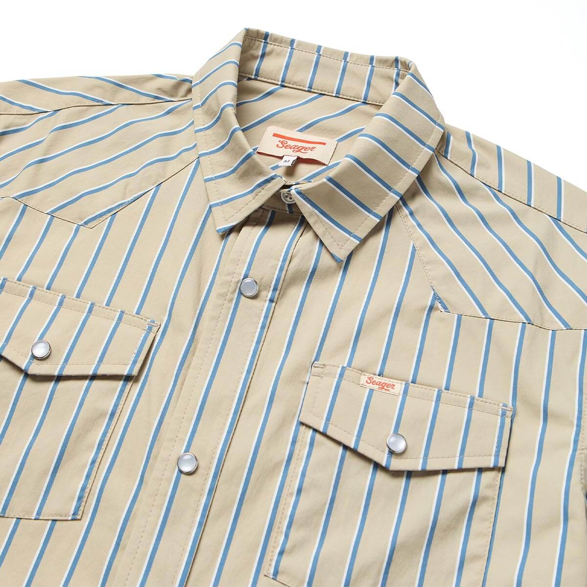 El Ranchero S/S UV Shirt Tidal Foam Stripe - Image 4