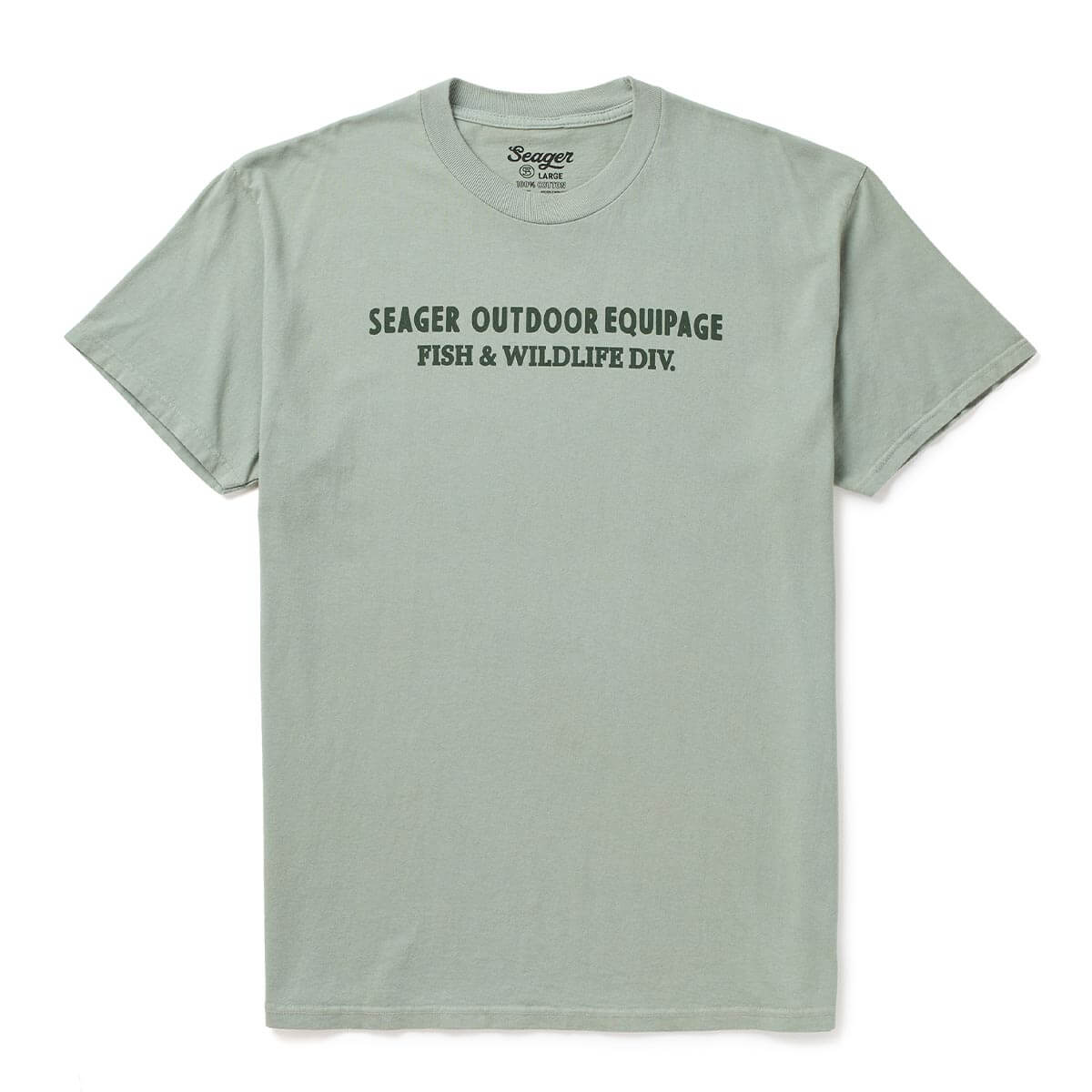 F&W Division Premium Tee Pigment Moss - Image 2