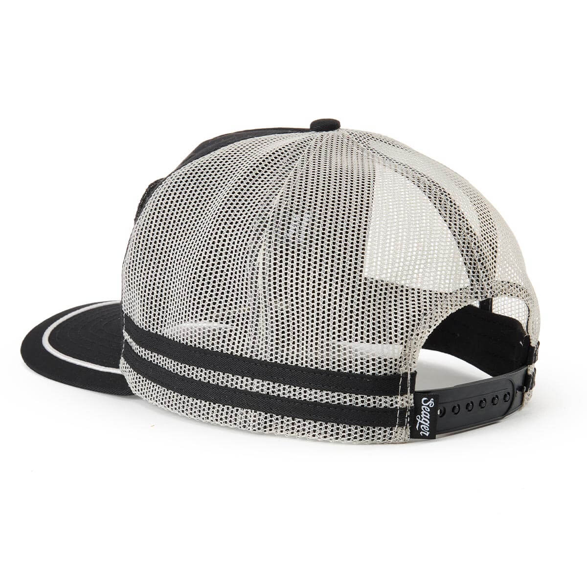 High Noon Trucker Snapback Black/Cream - Image 4
