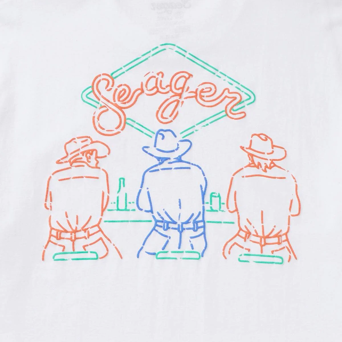 Honky-Tonk Tee White - Image 4