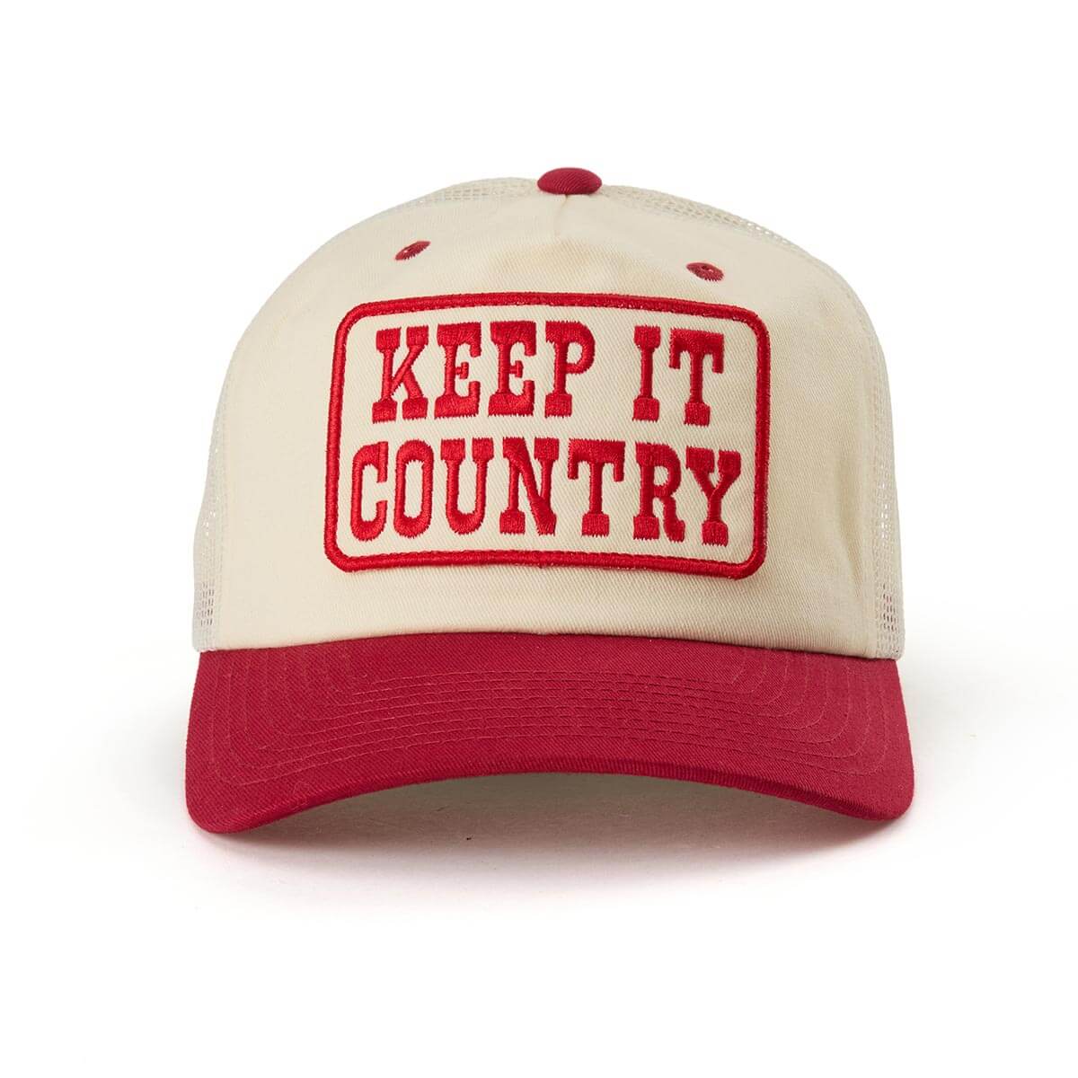 Keep It Country Trucker Snapback Cream/Red - Image 2