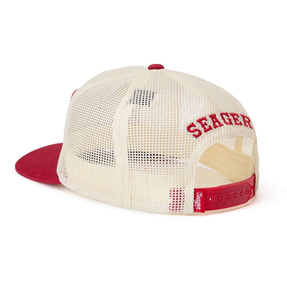 Keep It Country All-Mesh Trucker Snapback Cream/Red - Image 4