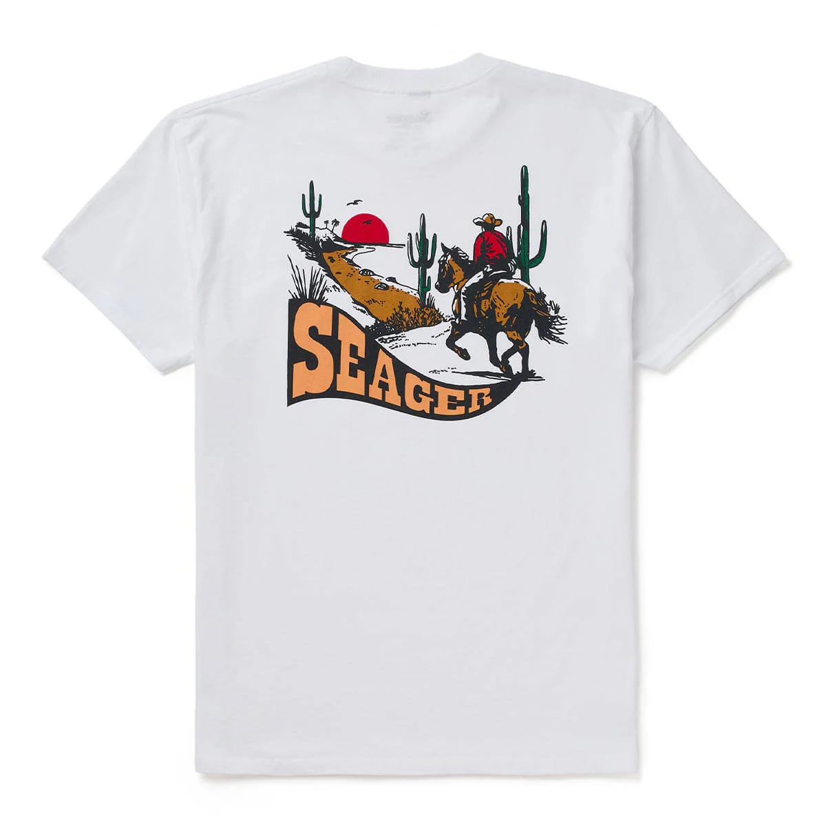 Long Ride Tee White