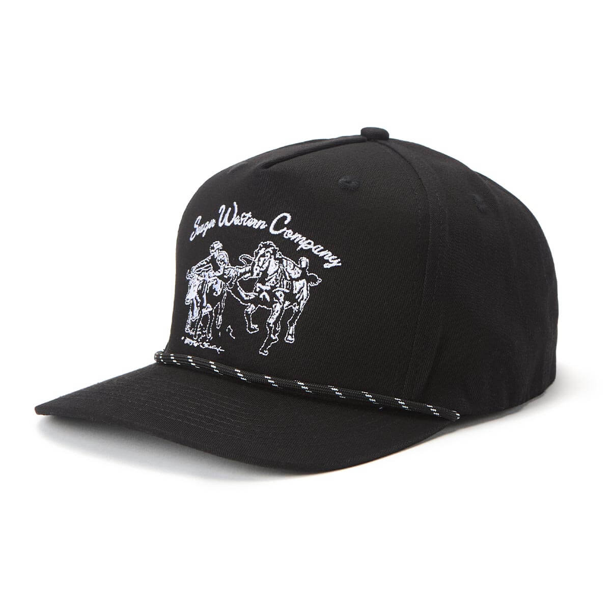 Los Rios Canvas Snapback Black