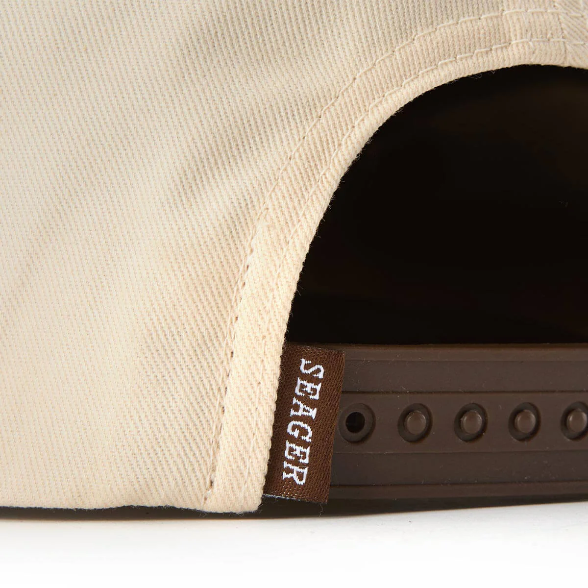 Los Rios Canvas Snapback Cream/Brown - Image 5