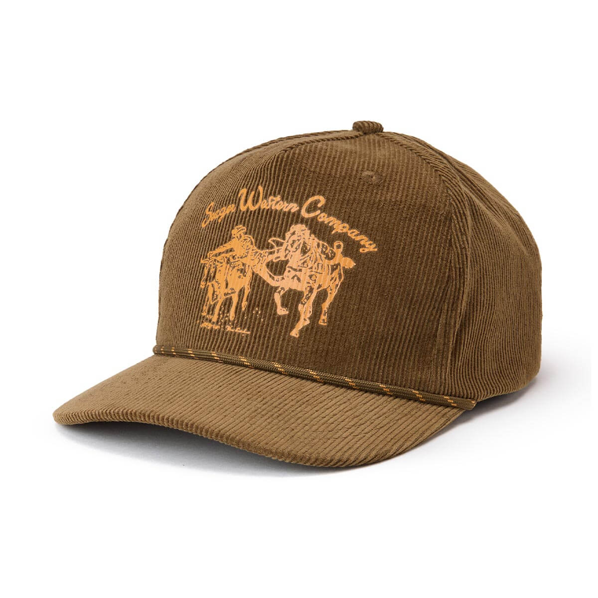 Los Rios Corduroy Snapback Brown