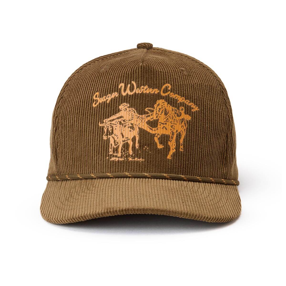 Los Rios Corduroy Snapback Brown - Image 2