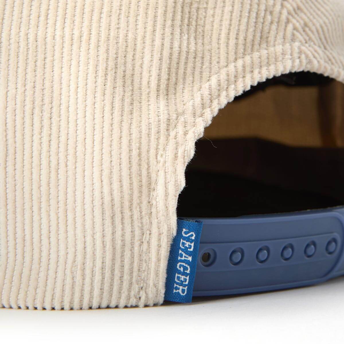 Los Rios Corduroy Snapback Cream/Blue - Image 5