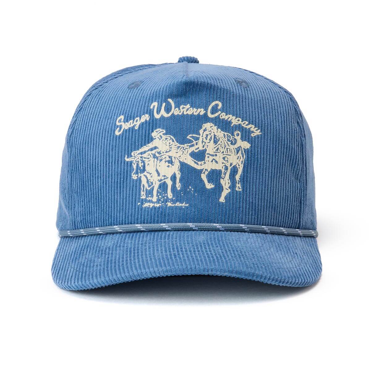 Los Rios Corduroy Snapback Navy - Image 2
