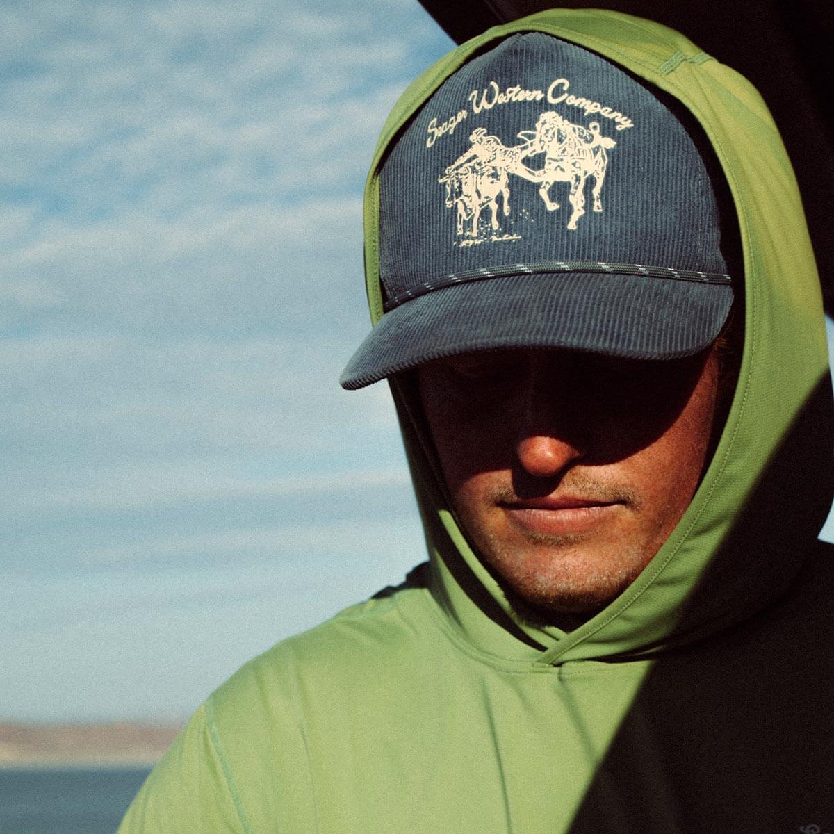 Los Rios Corduroy Snapback Navy - Image 3