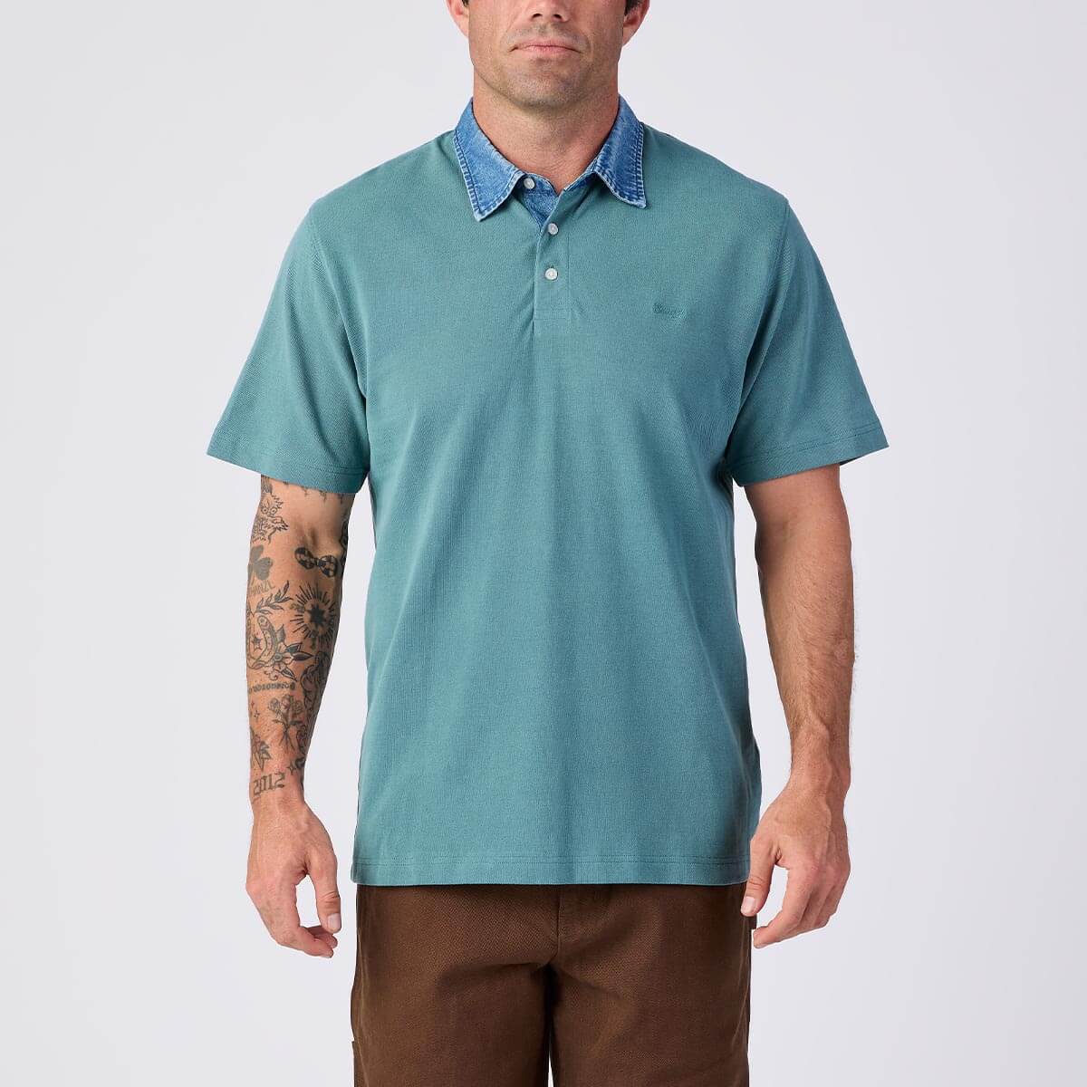 Mallet S/S Polo Evergreen - Image 3