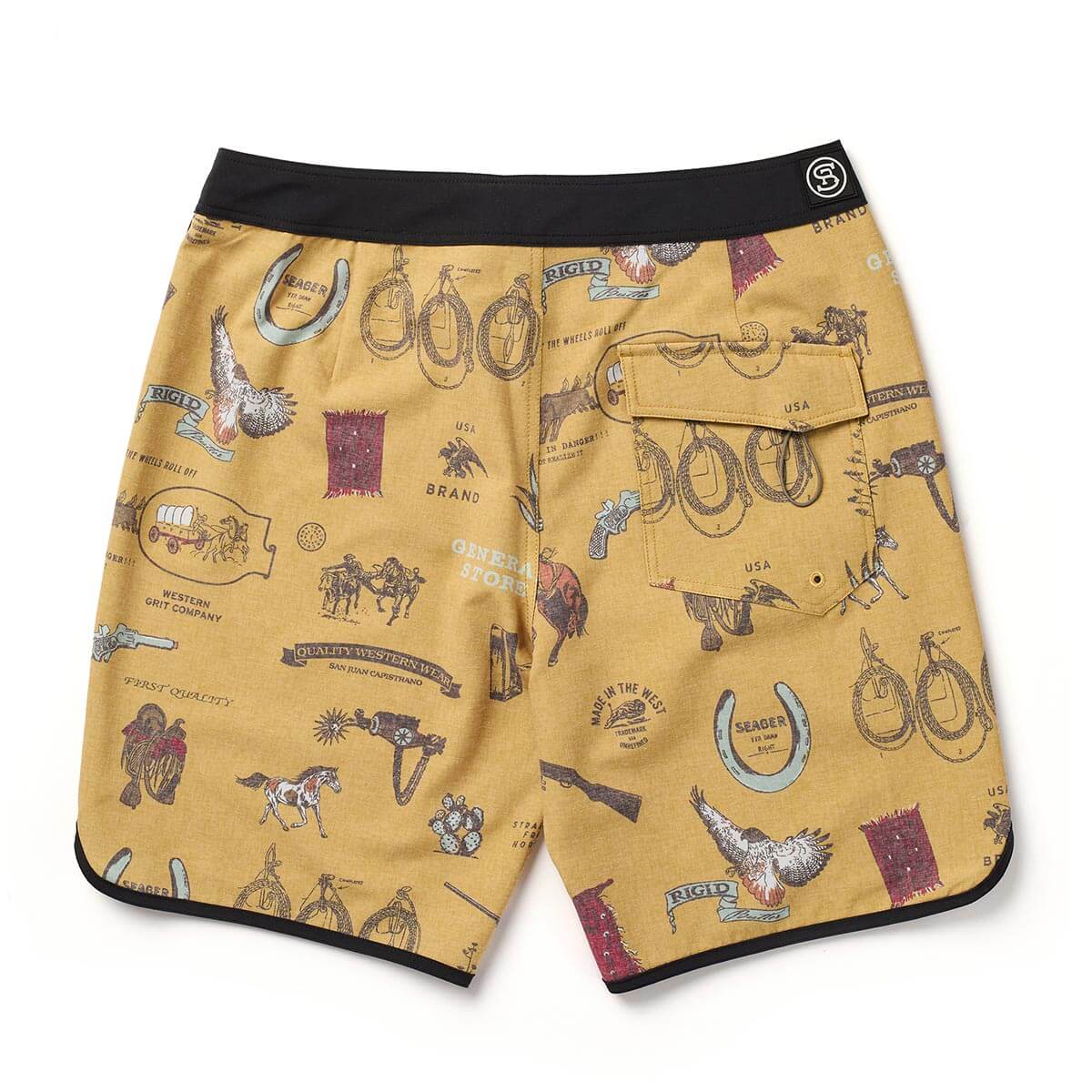 Microdose Scallop Boardshort Bronze - Image 2