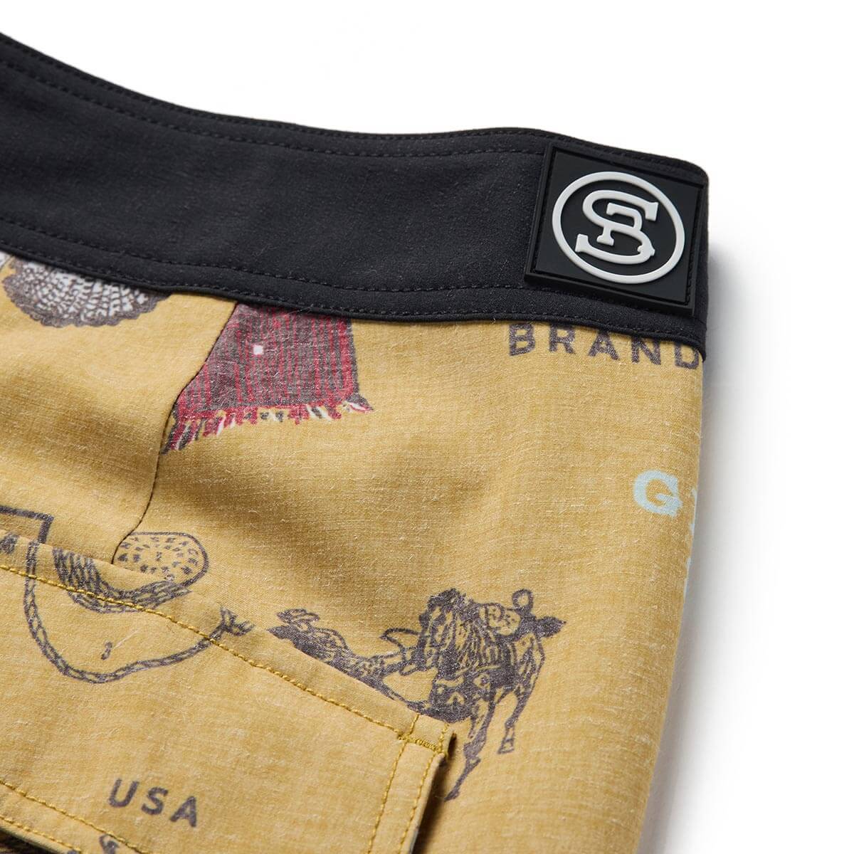 Microdose Scallop Boardshort Bronze - Image 5